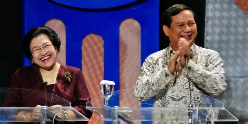 Prabowo dan Megawati Soekarnoputri.
