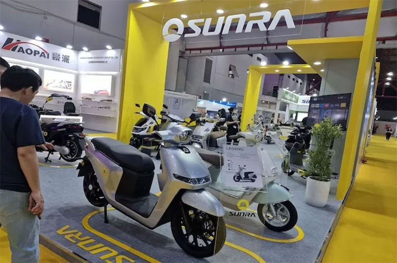 Ilustrasi: Merek sepeda motor listrik Sunra ikut hadir di PEVS 2024.