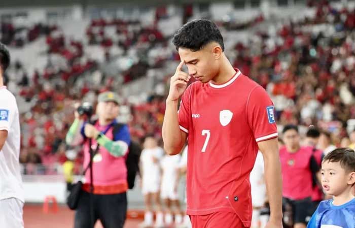 Sosok Marselino Ferdinan saat bermain untuk Timnas Indonesia.