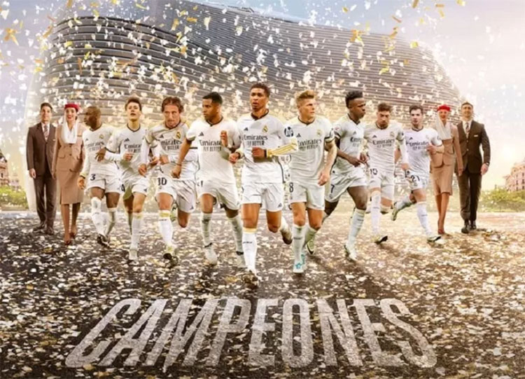 Real Madrid resmi jadi juara La Liga musim 2023-2024 setelah Barceloa kalah 2-4 lawan Girona.