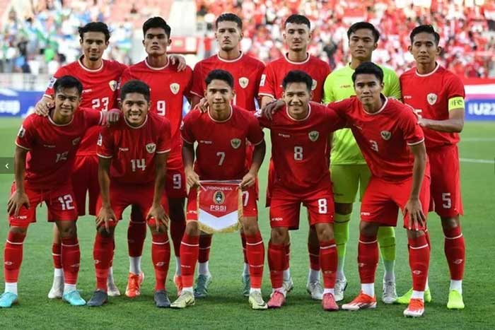 Timnas Indonesia saat berlaga di Piala Asia U23. Timnas Indonesia saat berlaga di Piala Asia U23.