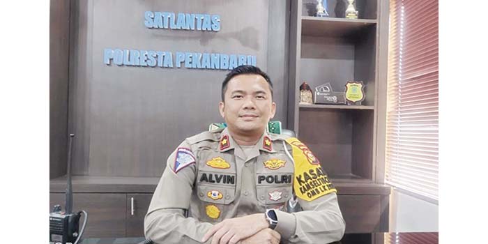 Kasat Lantas Polresta Pekanbaru, Kompol Alvin Agung Wibawa