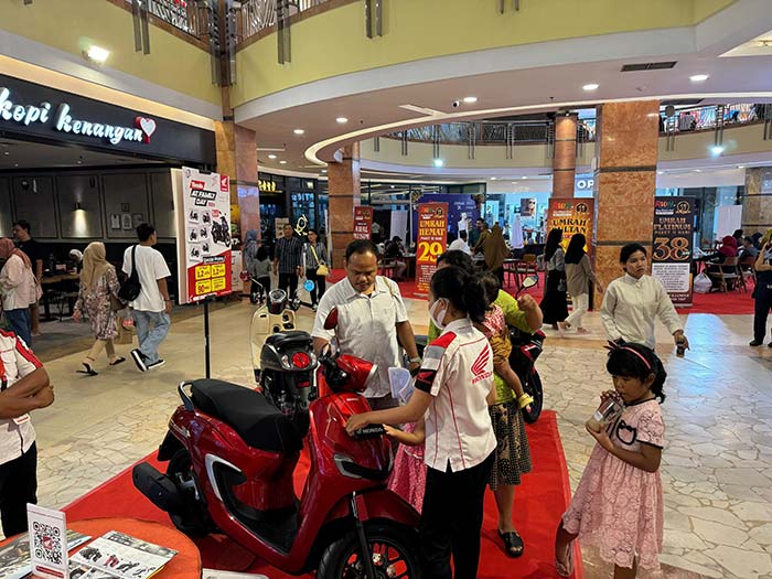 Pameran Honda at Family Day berlangsung di Mal SKA, Rabu-Ahad (1-5/5/2024) dapat sambutan baik dari pengunjung.