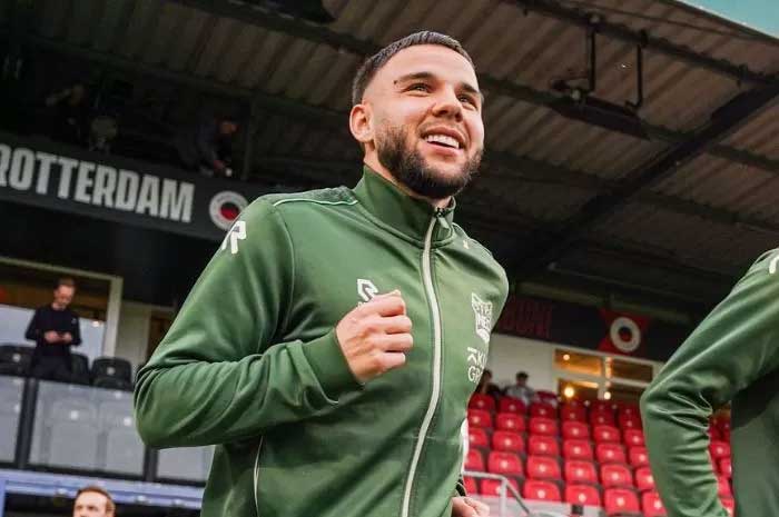 MENANG: Calvin Verdonk catatkan kemenangan untuk NEC Nijmegen di Eredivisie.