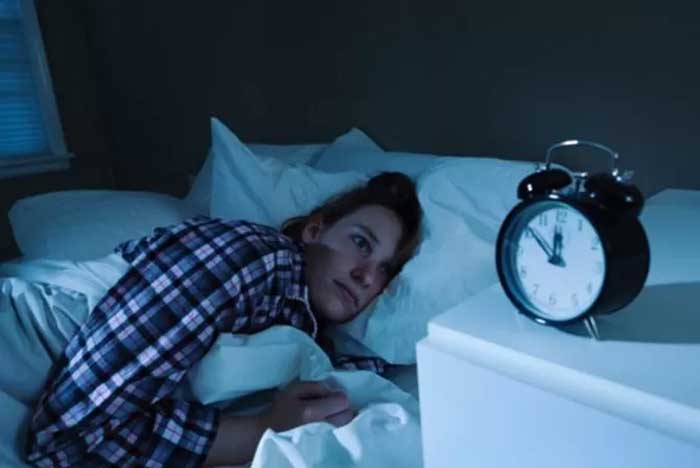 Ilustrasi sulit tidur malam./