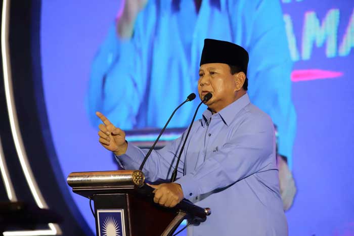 Calon Presiden Terpilih, Prabowo Subianto.