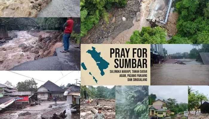 Banjir Bandang dan lahar dingin di Sumbar.