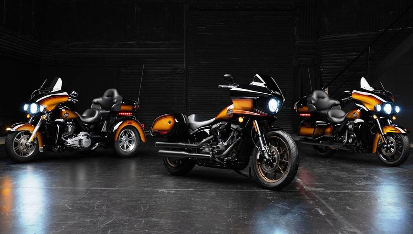 Tobacco Fade Enthusiast Motorcycle Collection untuk model Low Rider ST dan Ultra Limited.