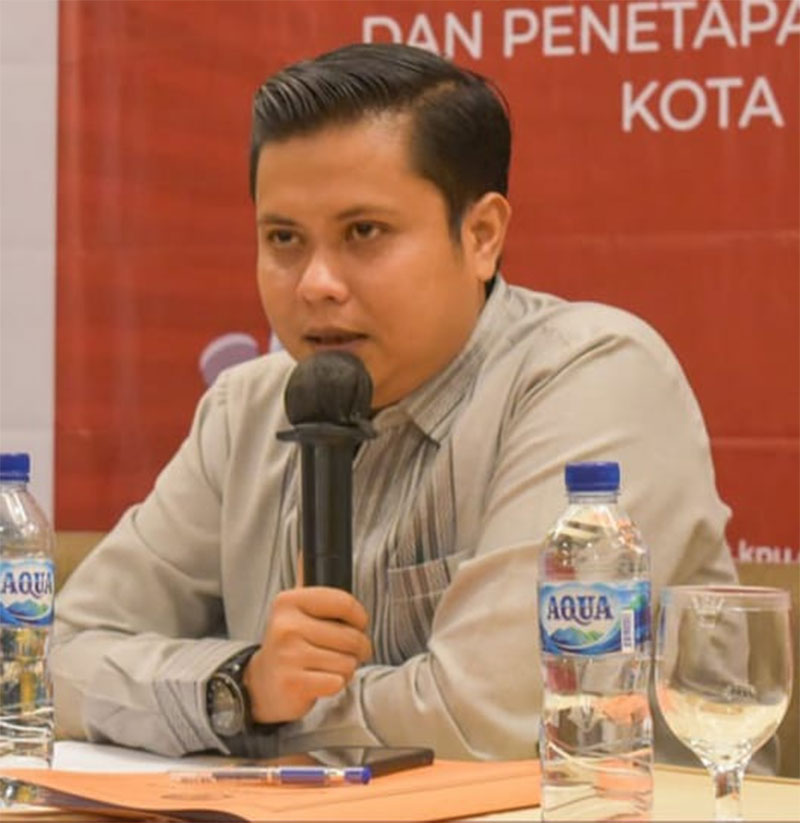Ketua KPU Kota Pekanbaru Raga Perwira