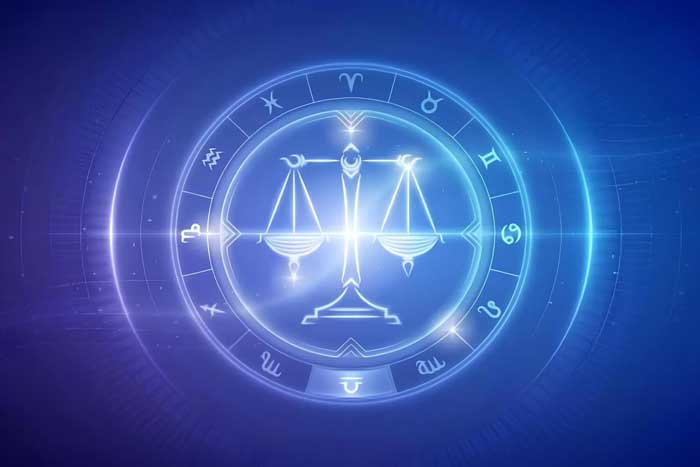 ilustrasi zodiak Libra.