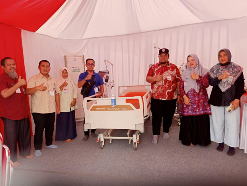 RSUD Bangkinang dan Diskes kampar mempersiapkan berbagai fasilitas salah satu unit Ruang ICU mini, Kamis (30/5/20204).