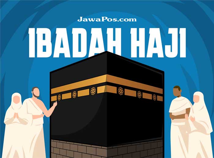 Ilustrasi ibadah Haji.