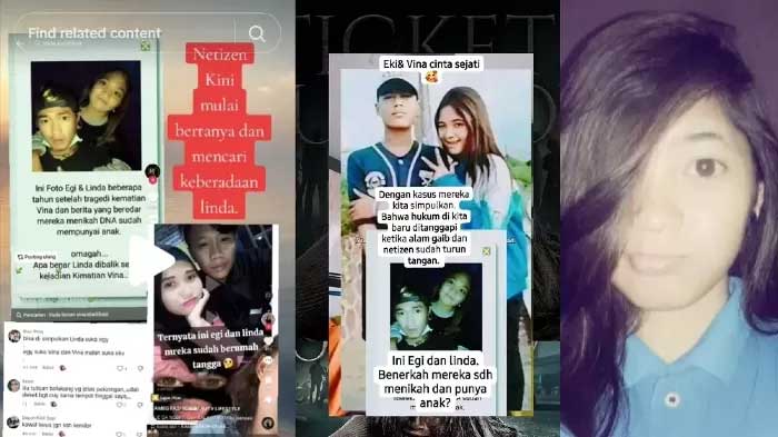 Beredar foto sahabat Vina Cirebon, Linda sedang merangkul Egi.