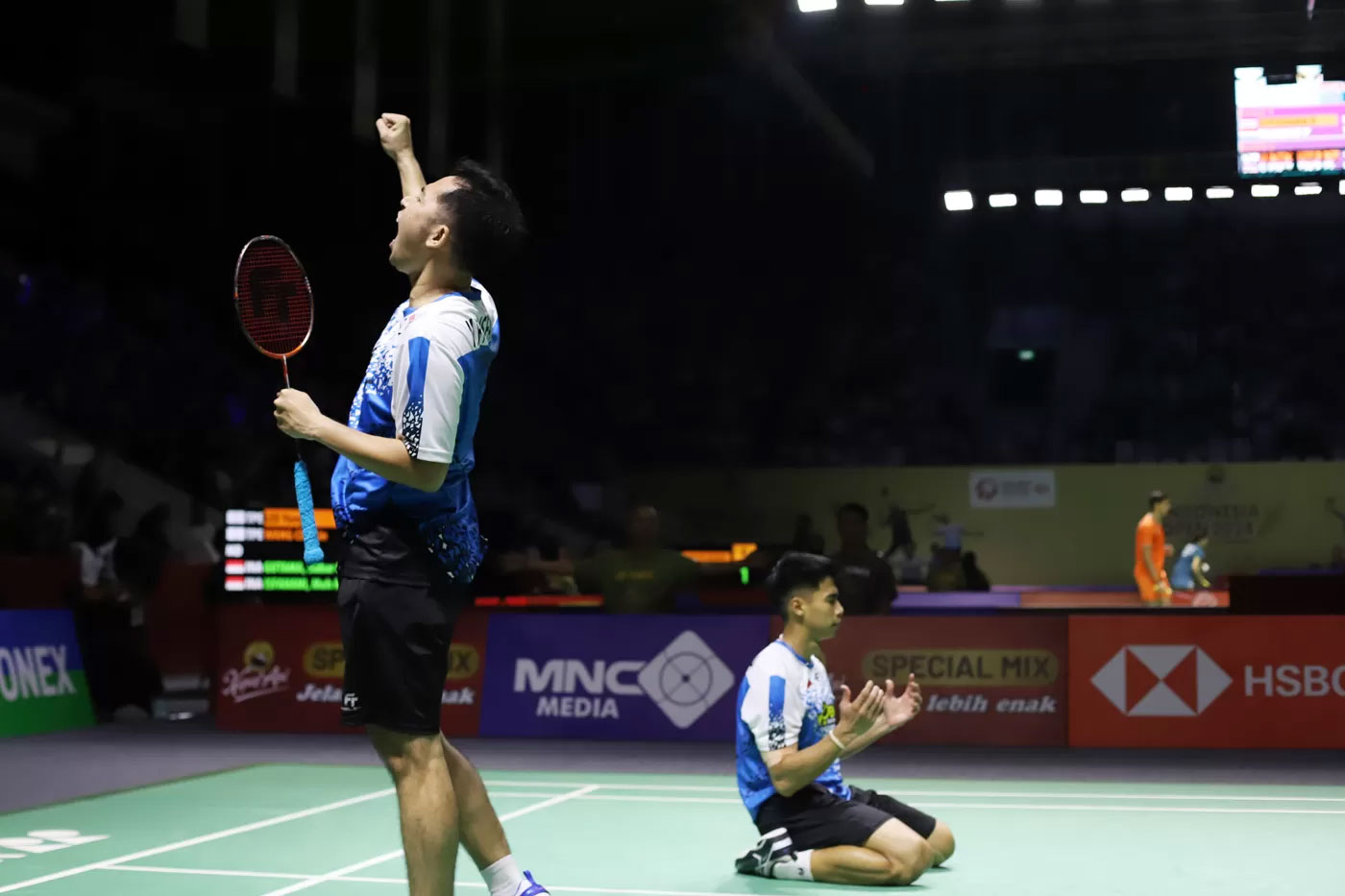 Lolos ke semifinal, ganda putra Sabar Karyaman Gutama/Moh Reza Pahlevi Isfahani satu-satunya harapan Indonesia meraih gelar di Indonesia Open 2024 .