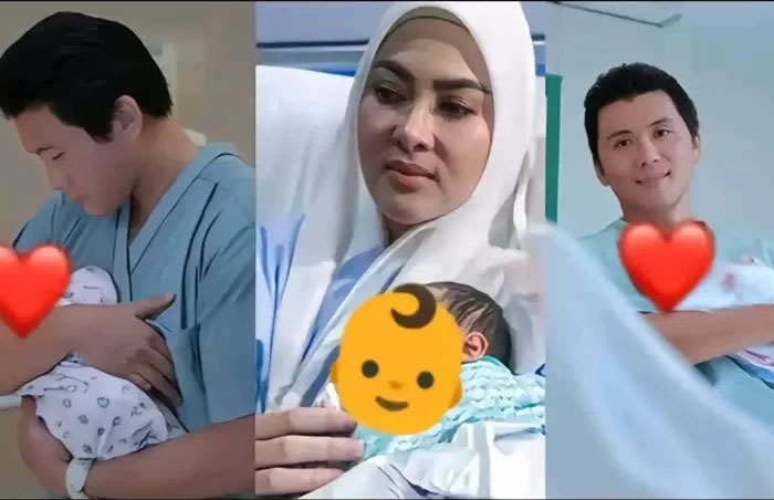 Viral foto Syahrini melahirkan.