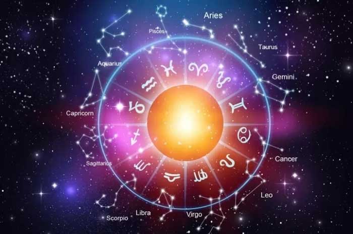 Ilustrasi tanda zodiak.