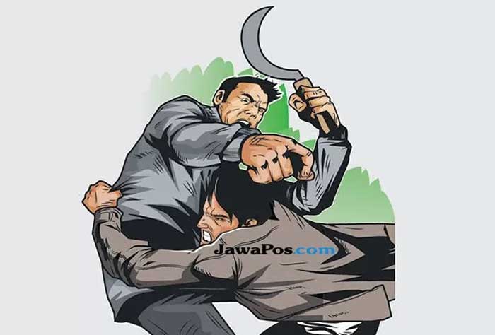 ilustrasi perkelahian.