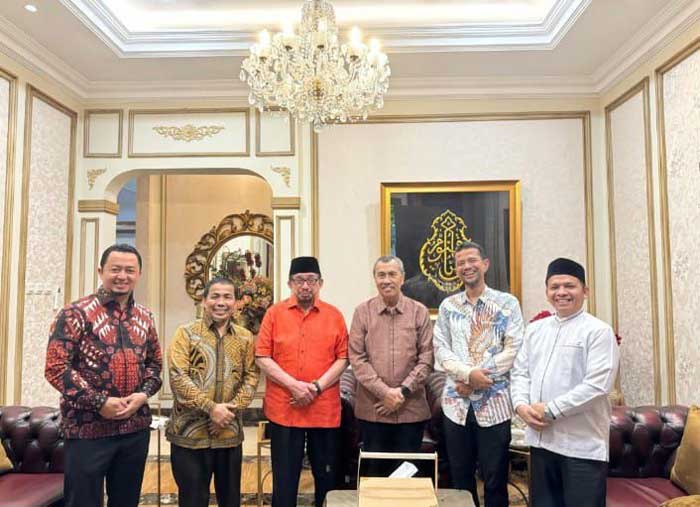 Ketua DPD I Golkar Riau Syamsuar diundang ke DPP PKS untuk melakukan silaturahmi membahas Pilkada, Ahad (9/6/2024) malam.