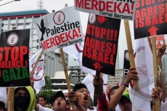 Aksi demo menentang Israel di berbagai belahan dunia dan mendukung Palestina Merdeka.