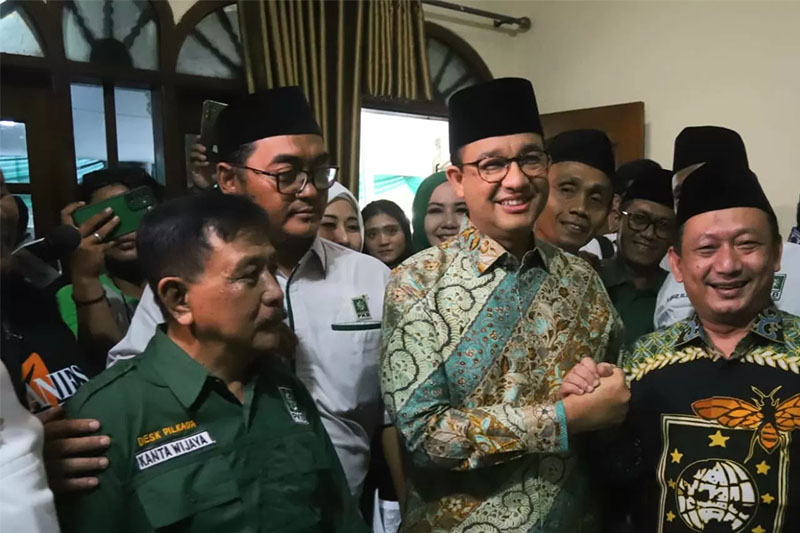 Anies Baswedan menerima pinangan PKB untuk maju Pilkada DKI Jakarta 2024.
