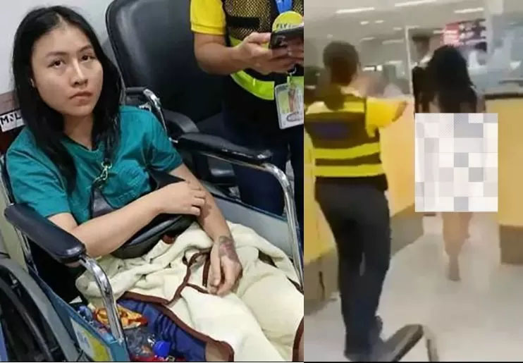 Thuytrang Nguyen menanggalkan busananya saat diminta untuk membayar denda visa.