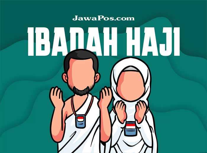 Ilustrasi ibadah Haji.