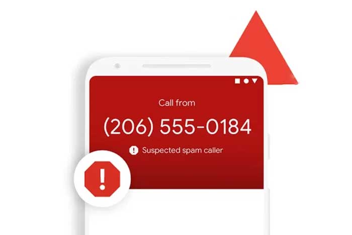 Ilustrasi: Panggilan telepon spam.