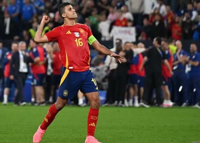 Gelandang timnas Spanyol Rodri.