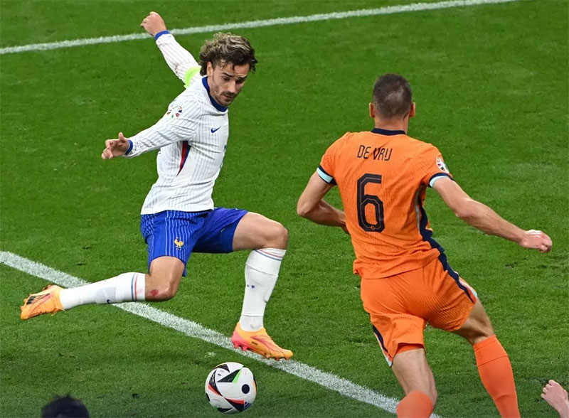 Duel Belanda vs Prancis dalam laga Grup D Euro 2024 berakhir imbang tanpa gol di Leipzig, Sabtu (22/6/2024) dini hari WIB .