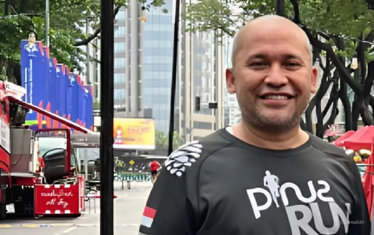Pimpinan Bertuahpos.com Junaidi, menggelar iven Bertuahpos City Run 2024 pada 4 Agustus.