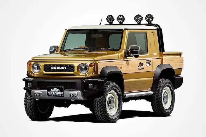 Render kreatif Suzuki Jimny pikap. (CarSales)