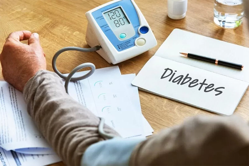 Ilustrasi anak muda terkena diabetes..