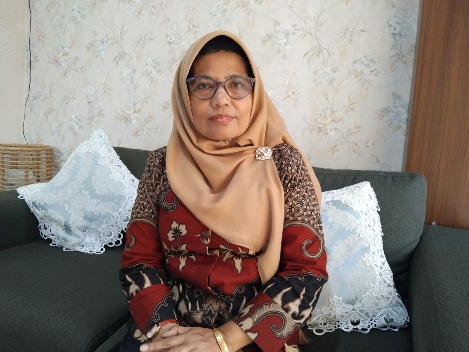 Kepala SMKN Pertanian Terpadu Provinsi Riau, Sudarti.