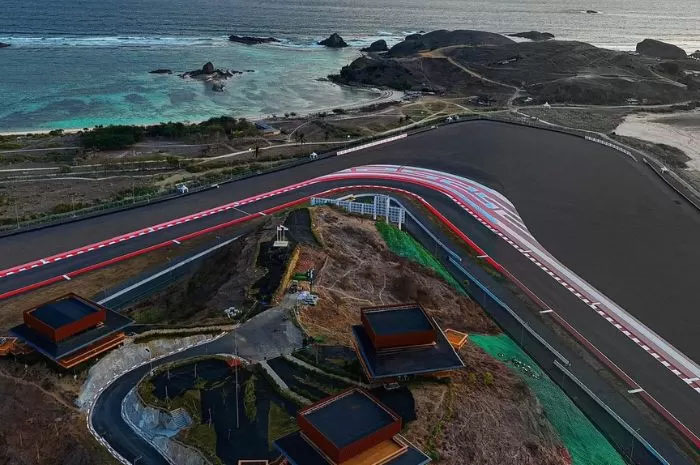 Keindahan Sirkuit Mandalika akan digunakan untuk MotoGP 2024 Indonesia seri ke-17.
