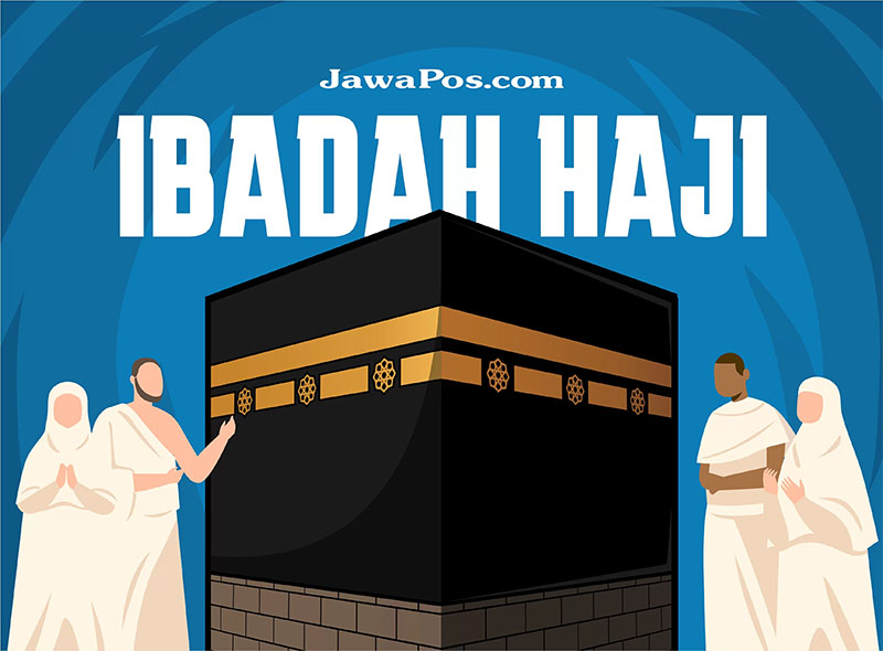 Ilustrasi ibadah Haji.