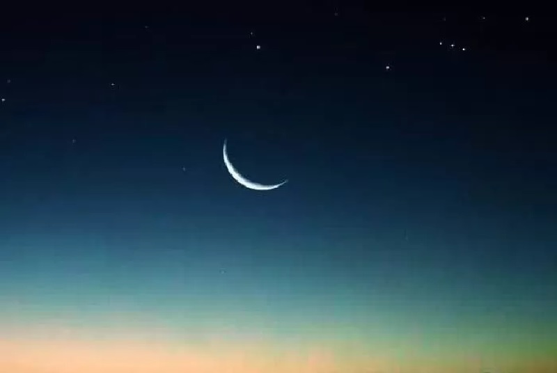 Ilustrasi data hilal awal 1 Syawal 1445 Hijriah.