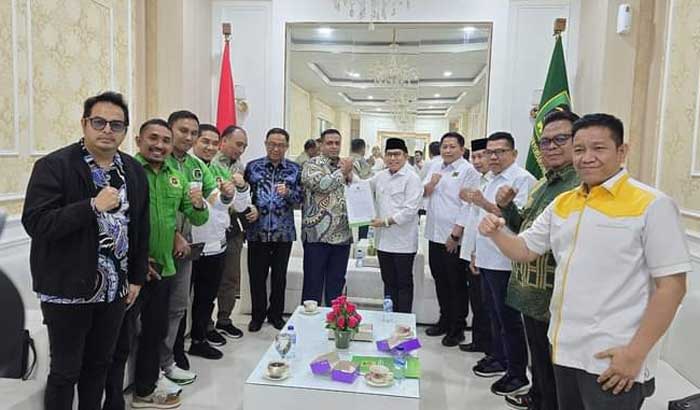 M Nasir HM Wardan Terima Rekomendasi Dukungan Pilgub Riau 2024 dari DPP PPP