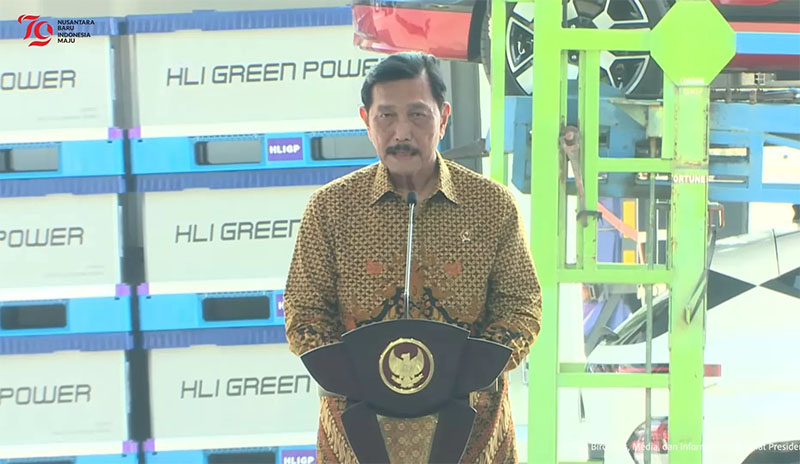 Menko Kemaritiman dan Investasi Luhut Binsar Pandjaitan.