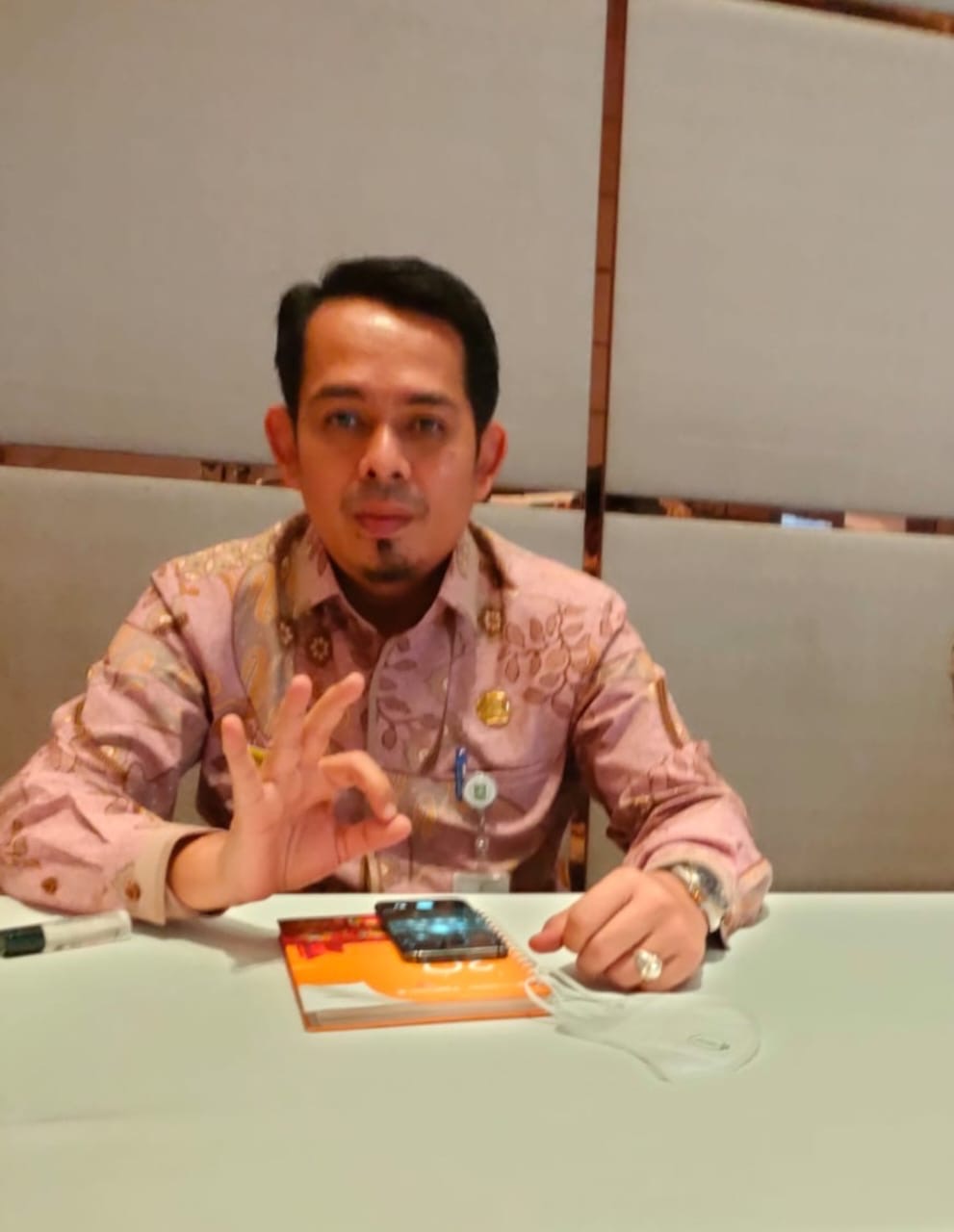 Kepala Bagian Hukum Setdakab Bengkalis, Mohd Fendro Arrasyid SH MH.