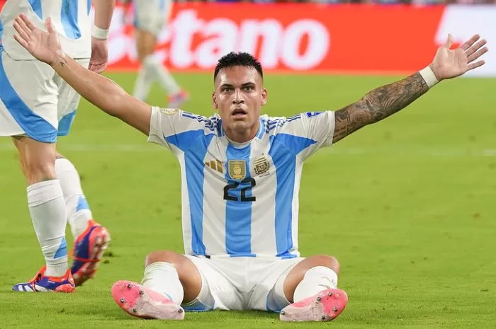 Lautaro Martinez jadi penentu kemenangan Argentina setelah cetak gol satu-satunya di partai final Copa America 2024.