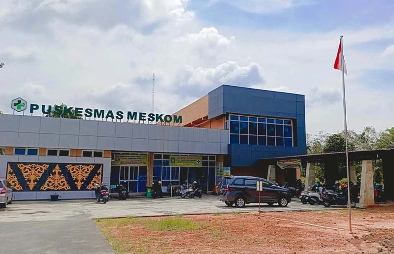 Puskesmas Meskom Kecamatan Bengkalis menjadi Puskesmas dengan Pola Pengelolaan Keuangan Badan Layanan Umum Daerah (PPK BLUD), Senin (15/7/2024).