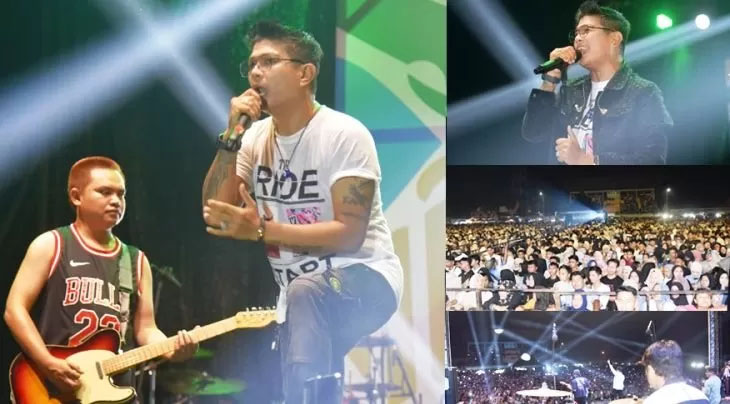 Penampilan Andika (Babang tampan) vokalis Kangen Band tak pernah gagal memanjakan penonton. Semua larut bernostalgia dengan lagu-lagu hits yang dinyanyikan bersama penonton di Kota Pariaman
