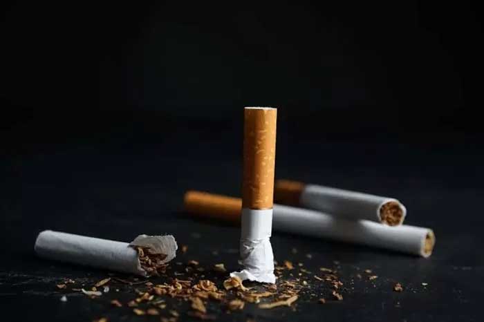 Kandungan nikotin dalam rokok.