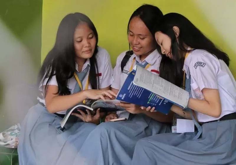 Ilustrasi siswa SMA