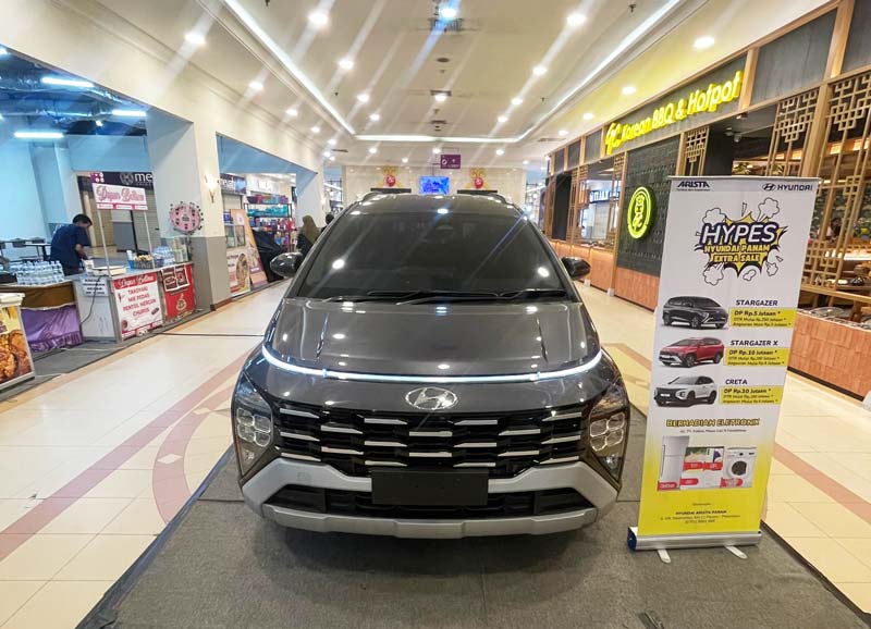 Hyundai Arista Panam menggelar pameran bertajuk Hypes di Mal Pekanbaru hingga Ahad (28/7/2024).