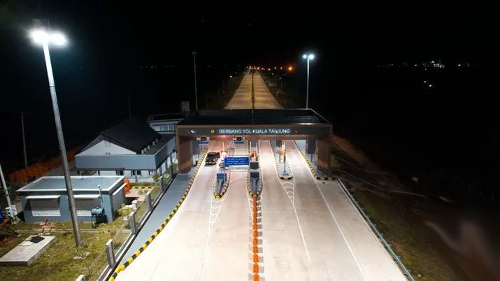 Salah satu ruas JTTS yang baru, yaitu ruas Tol Kuala Tanjung-Tebing Tinggi- Parapat (Kutepat) di Sumatera Utara, yang segera dioperasikan dalam waktu dekat.