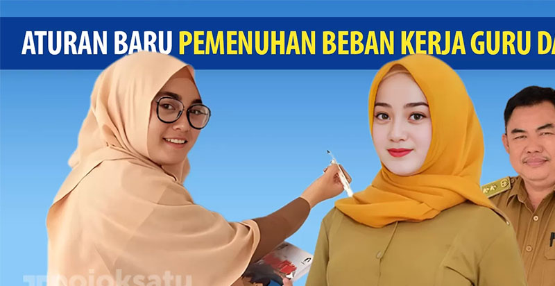 Beban kerja guru kembali diatur melalui Permendikbudristek Nomor 25 Tahun 2024.