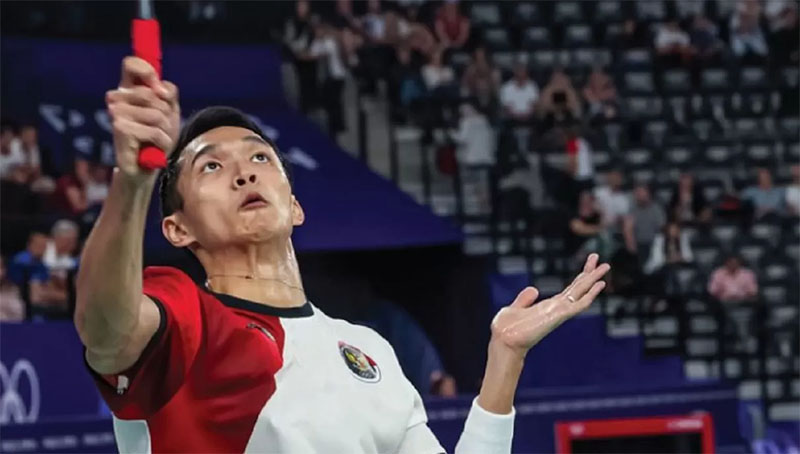 Tunggal putra Indonesia, Jonatan Christie tersingkir di fase grup Olimpiade Paris 2024.