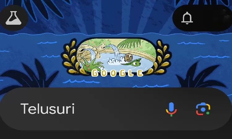 Google Doodle 1 Agustus 2024 Menarik Perhatian, Ternyata Berkaitan dengan Selancar di Olympic Games Paris.
