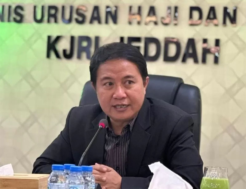 Direktur Jenderal Penyelenggaraan Haji dan Umrah (Dirjen PHU) Kemenag Hilman Latief.
